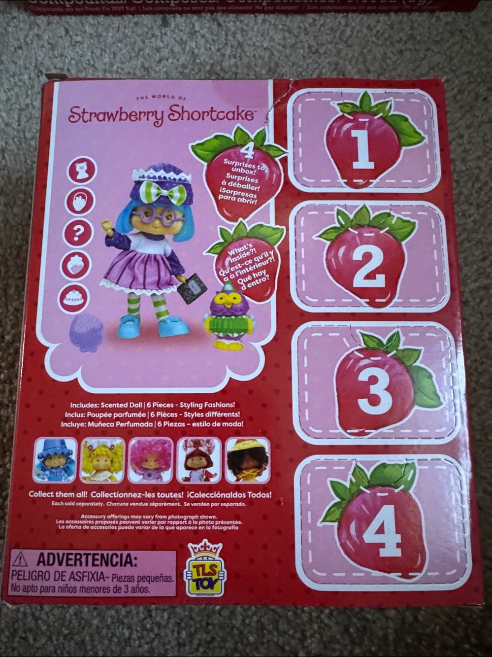 Strawberry Shortcake set of 4 dolls - Picture 3 of 9